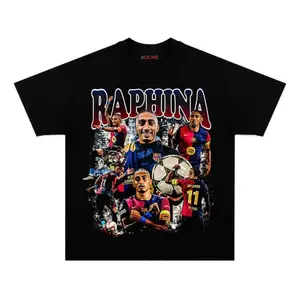 [⚽🔥100% cotton]Raphinha 4.29 V2 Graphic Tee⚽| Unisex Soccer Shirt, 100% Premium Cotton, Vintage Football Graphic Top, Retro Streetwear Style, Brazil Star Player Fan Apparel, Oversized Short Sleeve T-Shirt, Gift for Soccer Fans, Men & Women