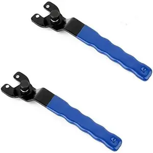 2 count Angle  Wrench, Adjustable Pin Spanner,  Handle, Carbon Steel