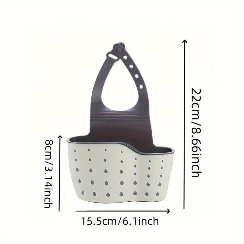 Sink Sponge Drain Rack, 1 Count Multifunctional Silicone Sink Sponge Holder, Kitchen Sink Storage Rack Organiser for Home Dining Room Kitchen Utensils Holder