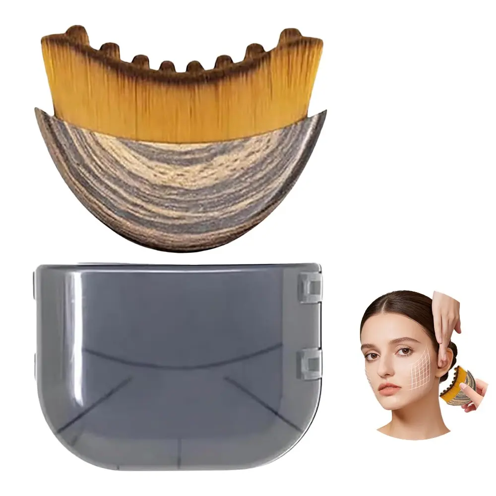 Facial Massage Brush for Tightening and Lymphatic Drainage, Reduces Fatigue and Swelling, Home Beauty Skincare Tool, Facial Beauty Massagers, Face Massagers