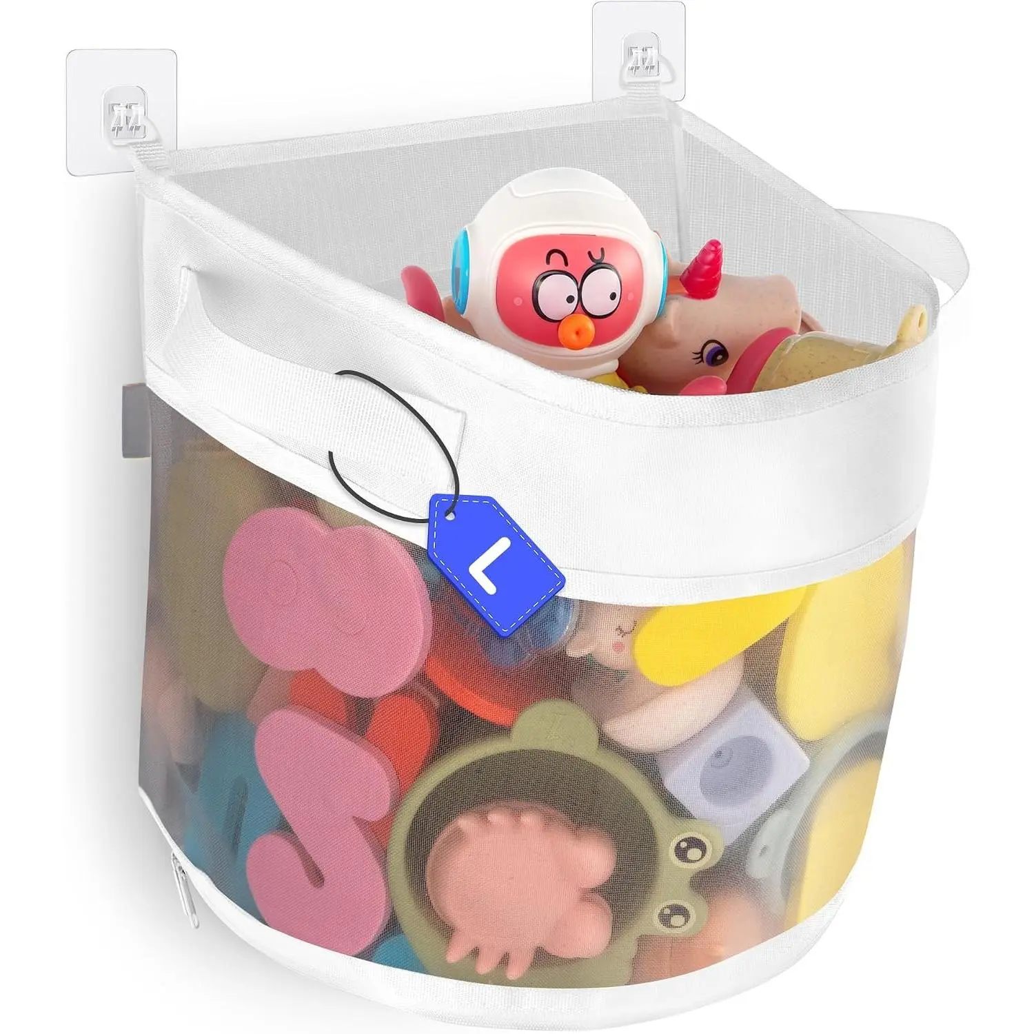 Bath  Organizer,4 Gallons Bathtub  Storage Organizer