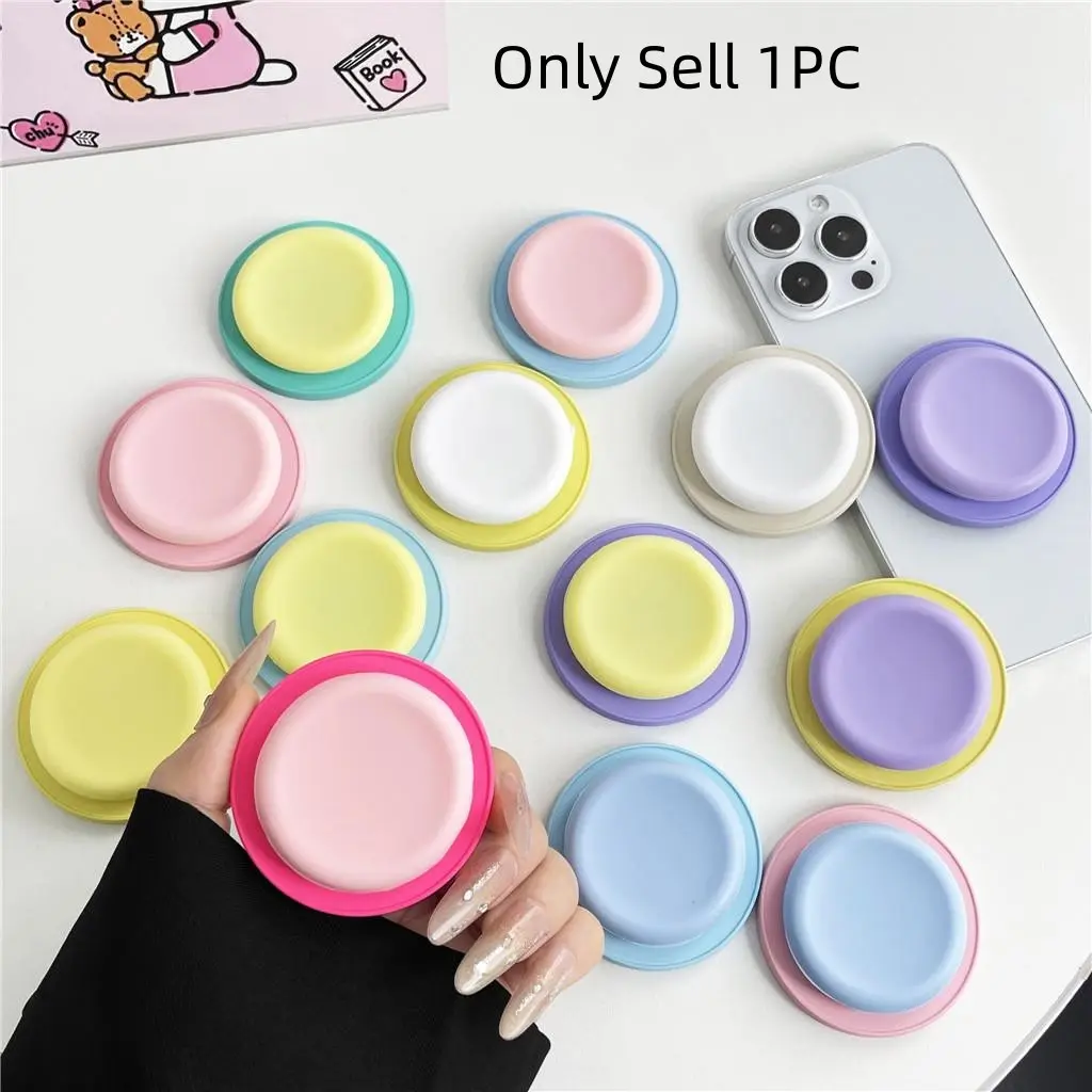 1PCS Candy Color 3D Liquid Silicone For Magsafe Magnetic Phone Holder Griptok Support For iPhone Samsung Cases Grip Tok Stand Bracket