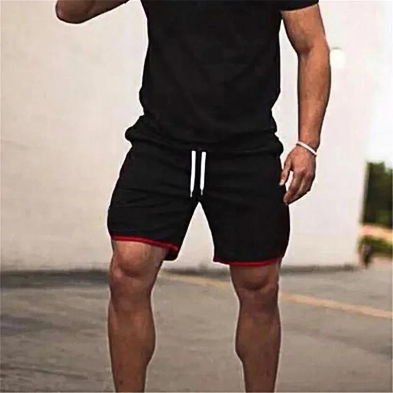 Kyn Apparel Summer Cool Breathable Quick Dry Casual Shorts Gym Bodybuilding Fitness Training Pants Mens Elastic Waist Mesh Sport Short Pants