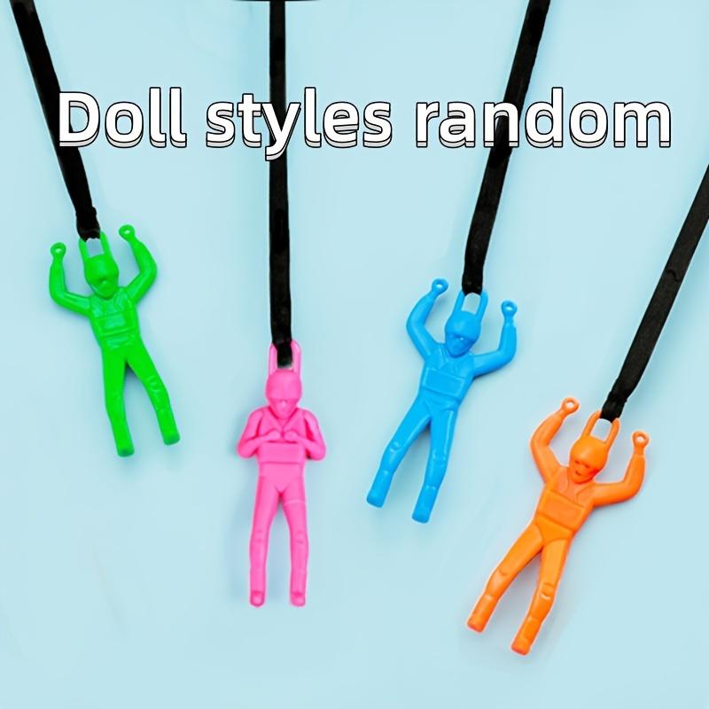 1 piece of tangled parachute figure hand-thrown soldier square outdoor youth flying toy