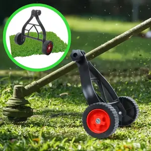 1pc Lithium Battery Lawn Mower Stand Auxiliary Wheel, Mobile Support Wheel for Grass Cutter, Random Style, Easy to Use