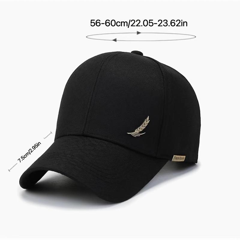 Men’s Stylish Polyester Baseball Cap, Lightweight Breathable Hat with Adjustable Fit, Classic Mature Design for Spring to Fall Travel, Outdoor Sports, and Daily Sun Protection, Available in winter beanies men casual Knit Heart unisex wool newsboy style
