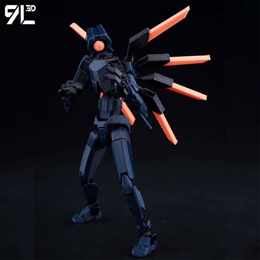 Lucky13 Dummy13 Ultrakill V1 Series Anime Characters-3D Printed Multi-Jointed Deformable Body Posing Model Multi-color Toys Gift Lucky13 Dummy13 Ultrakill V1 Series Anime Characters-3D Printed Multi-Jointed Deformable Body Posing Model Multi-color Toys Gift