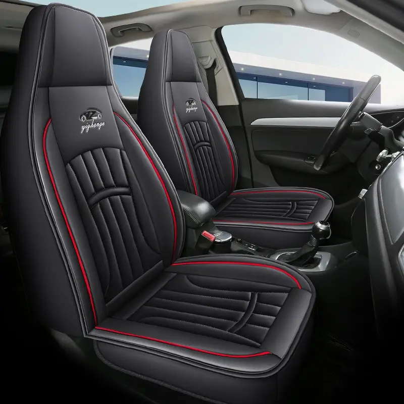 PU Leather Car Seat Covers for Sedan/suv, Universal Fit, Classic Colors Available, All-Season Use, Comfortable & Durable Design