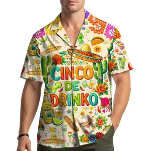 Cinco Mayo Hawaiian Shirt for Men Women, Funny Mexican Fiesta Shirt, Tequila Party Aloha Shirt, Summer Vacation Outfit