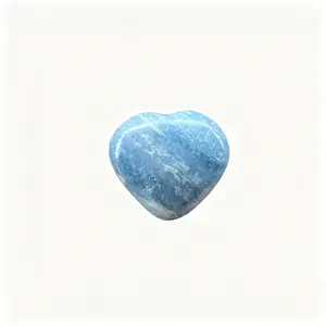 One of a Kind Blue Heart Crystal Collectible Feng Shui Decor for Altar and Meditation Space Anxiety Relief Spiritual Balance Crystal chakra healing