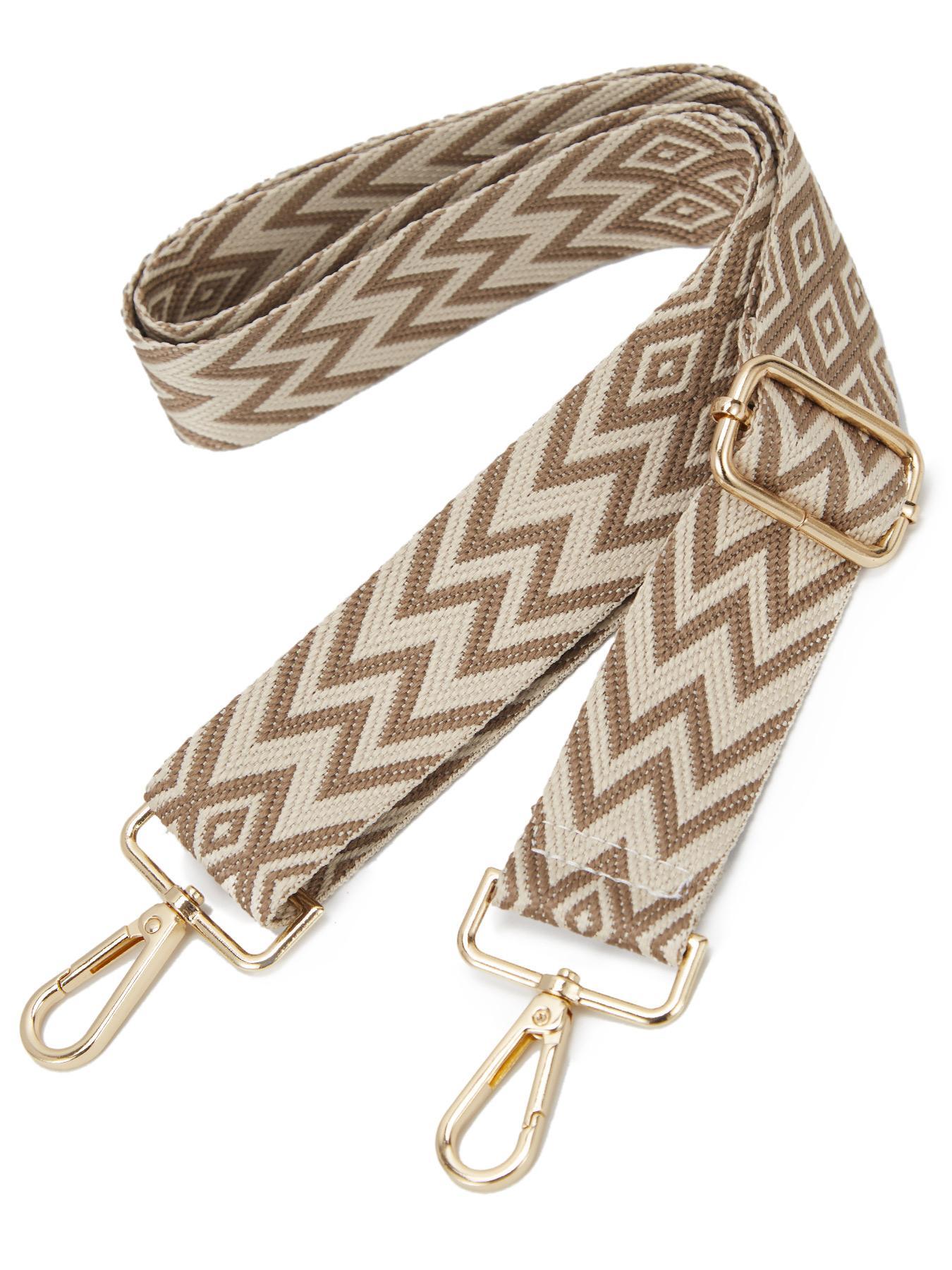 Women's Boho Style Ethnic Pattern Printed Strap, Vintage Trendy Detachable Bag Strap, Chic Retro DIY Bag Accessories