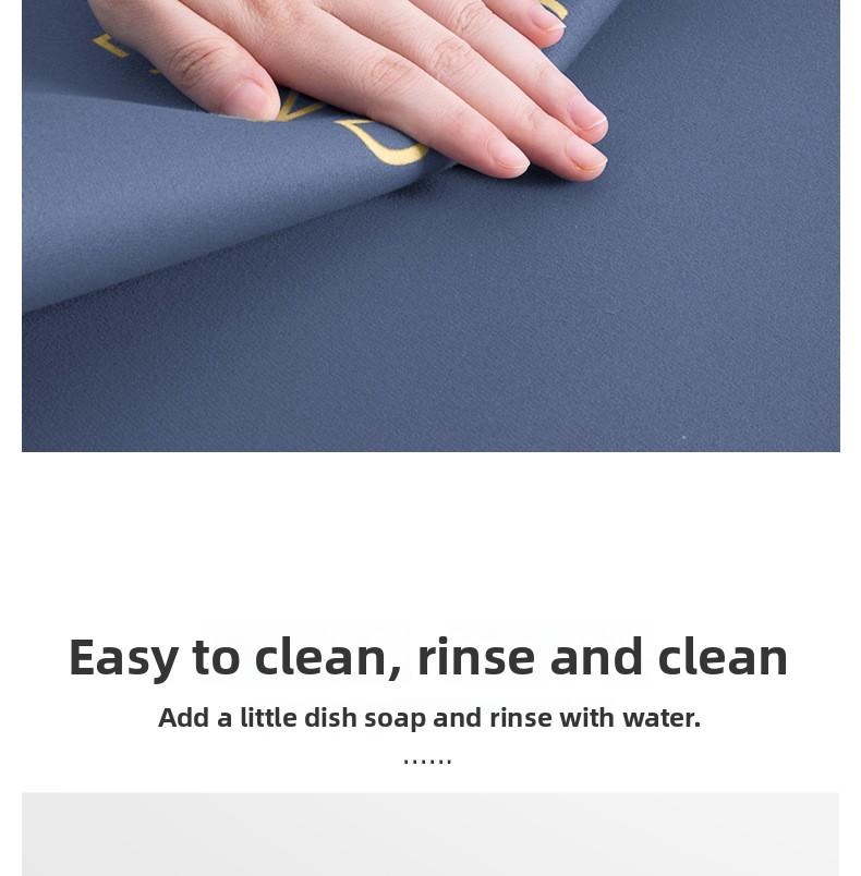 Modern minimalist bathroom mat, water-absorbent, suitable for bathroom, toilet and bedroom entrance, door carpet and entry floor mat