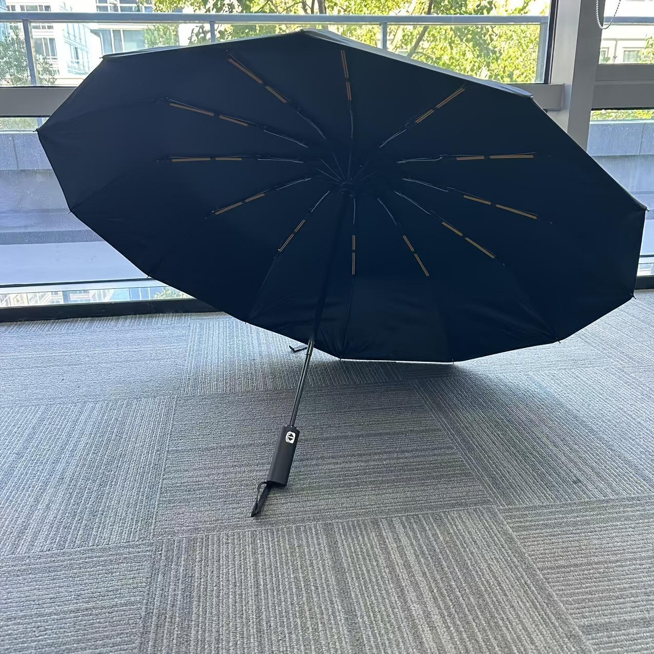 Stay Protected in Any Weather with this Fully Automatic 24-Bone Umbrella - Multiple Colors Available!