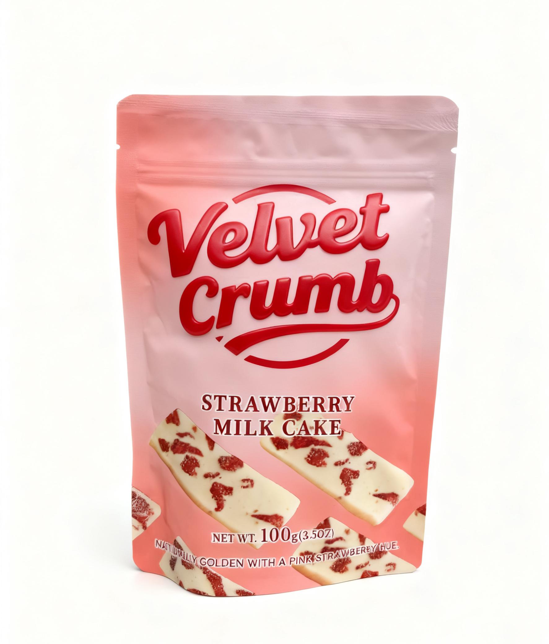 Strawberry Nougat Candy, Soft Milk Nougat with Real Strawberry Flavor, Chewy Gourmet Candy Snack, Individually Wrapped Sweets, Perfect Gift & Snack (3.53oz, 3 Pack)