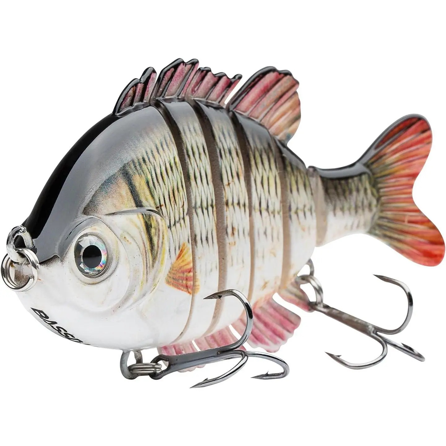 SwimPanfish Multi Jointed Panfish Bluegill Swimbaits Hard Topwater Bass Lures Fishing Lure Crank Saltwater 3.5in/0.85oz