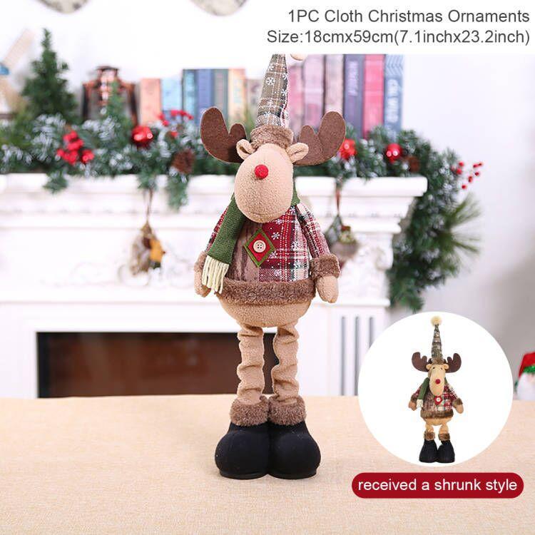 Telescopic Christmas Doll Merry Christmas Decorations For Home 2025 Christmas Ornament Xmas Navidad Noel Gifts New Year 2026