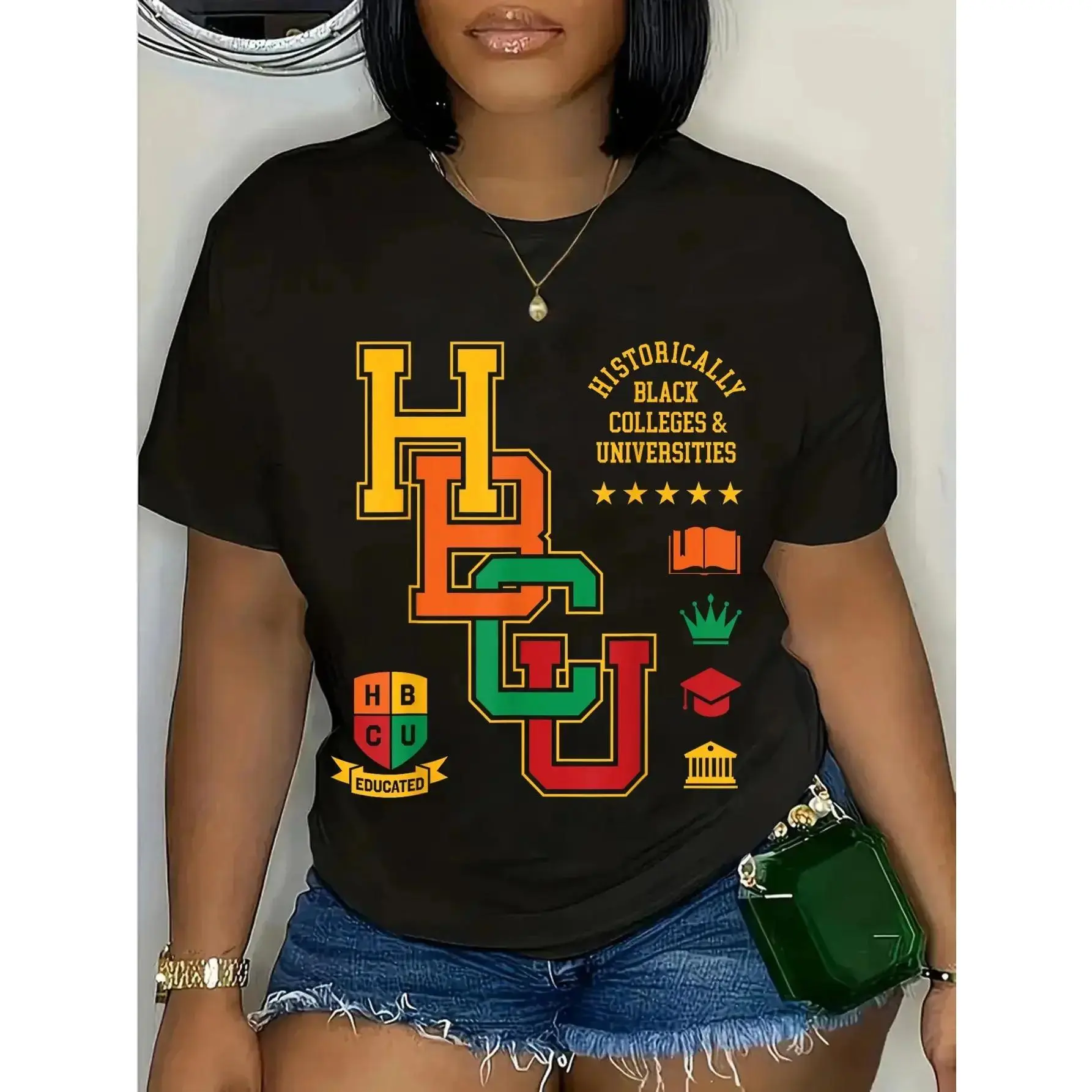 Cotton HBCU Historically Black Colleges Universities Grad Alumni T-Shirt