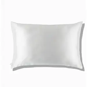 Oeko-Tex Certified  Mulberry Silk Pillowcase for Hair and  | 25 Momme 6A Grade |  Zipper |  | White |  |  Sleep