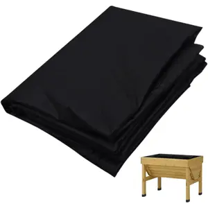 63 * 114 inch Raised Garden Bed Liner, Non Woven Fabric Liner for Large Veg Trough, Keeps Soil Contained and Water Drained