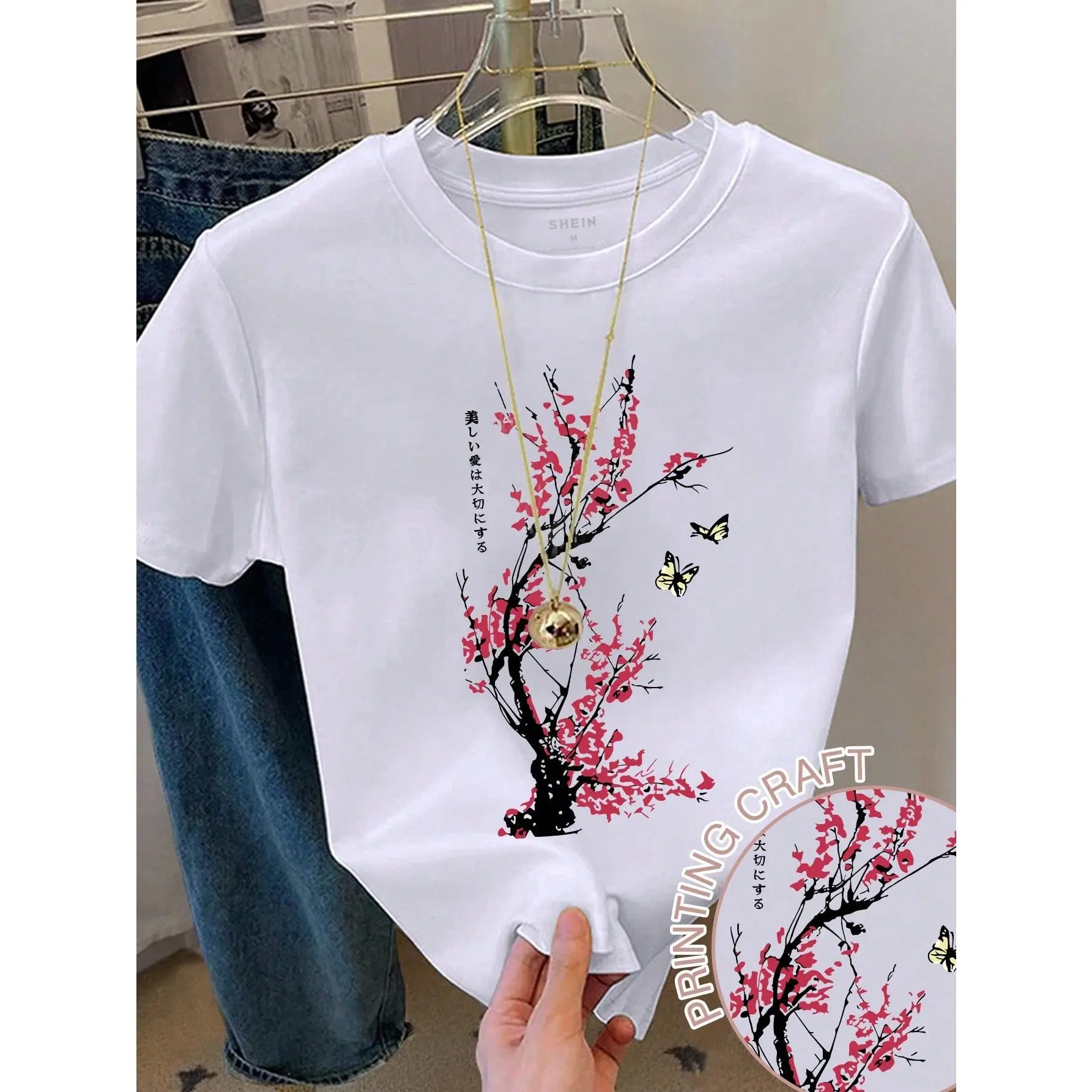 Women's Cotton Casual Halloween Sports Top - Regular Fit, Floral Print, Short-Sleeve, Round Neck, Women's Clothes, Sports T-Shirt, Lady, T Shirts Women