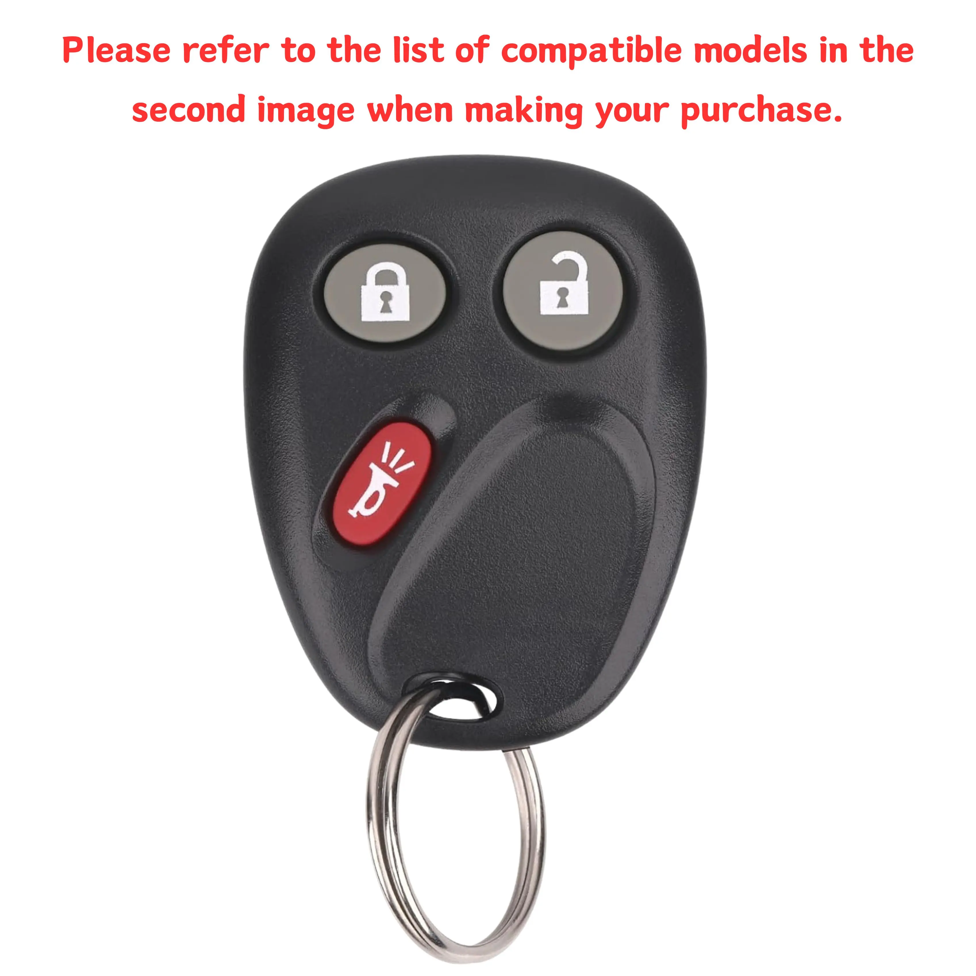 Lopixa Key Fob Replacement for Chevy GMC 2003-2007 | Tahoe Suburban Silverado Sierra Yukon Escalade H2 Remote Keyless Entry