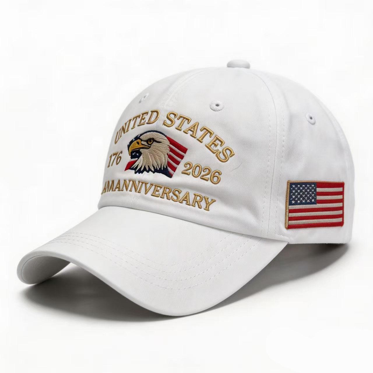 250th Anniversary Twill Baseball Cap Unisex Sun hat  Visor cap