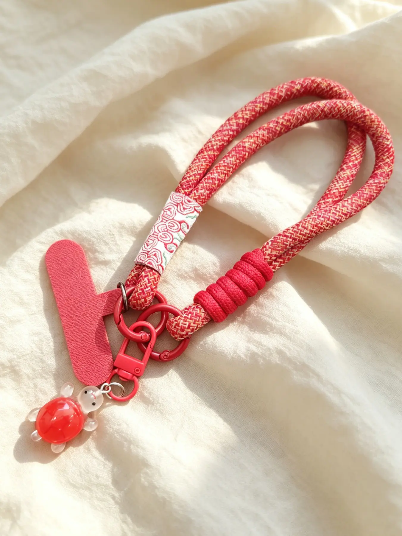 Colorful Turtle Phone Lanyard, Transparent Tortoise Charm Wrist Strap with Phone Patch, Adjustable Braided Rope Anti-lost Strap for Smartphones, Cute Accessory for Women, Teens & Daily Use, Phone Accessories
