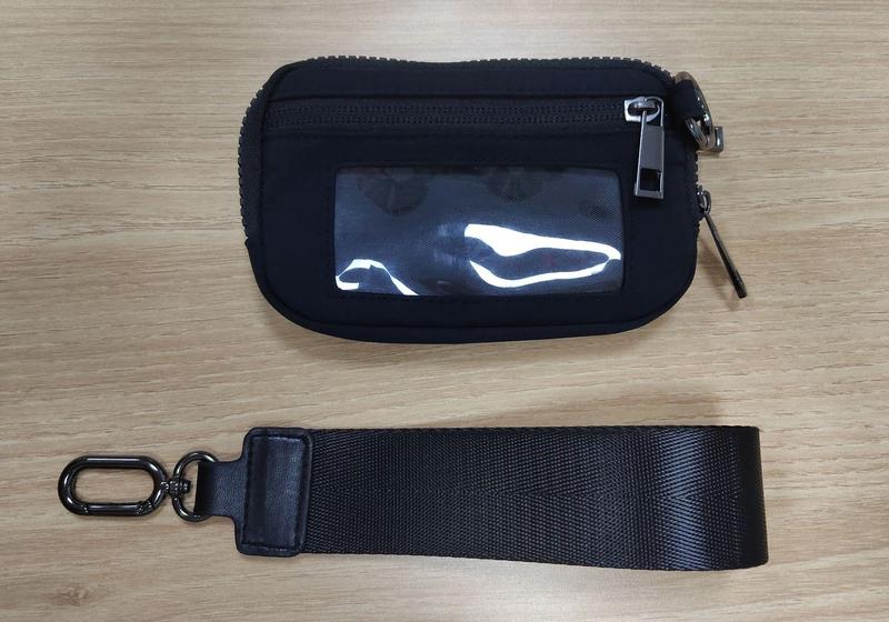 Women's Chic Waterproof Nylon Wristlet - Multi-Functional Coin/Card Pouch | Keychain & Secure Zipper | Compact Everyday Essential