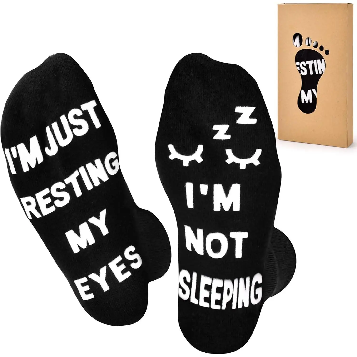 Funny Socks for Men - Birthday Gifts for Dad, Stocking Stuffers for Him(Gift)