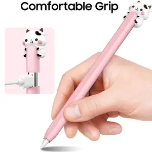 Third Generation Apple Pencil Case, Silicone Cartoon Design, Compatible with New Apple Pencil, Durable and Fashionable Protective Cover
