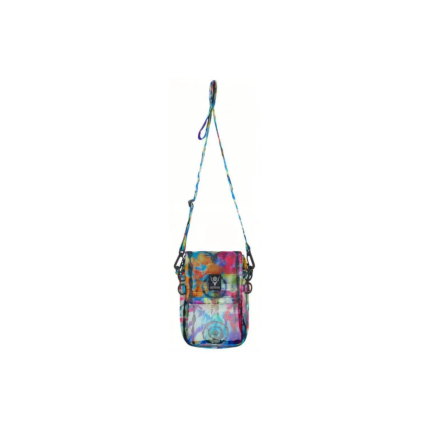 Supreme SS21 Week 9 Heavy Mesh Game Bag – Unisex Cyberpunk Tie-Dye Polyethylene Crossbody Bag in Multiple Colors
