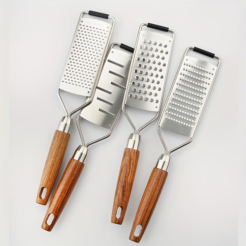 4pcs Set of Stainless Steel Graters, Multifunctional Vegetable Slicer for Lemon, Cheese, And Ginger