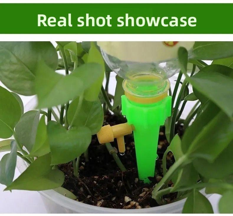 2 PCS Automatic Watering Device, Lazy Person’s Watering Tool, Watering Gadget, Drip Irrigation System, Timer-Adjustable Watering Device, Sprayer Head