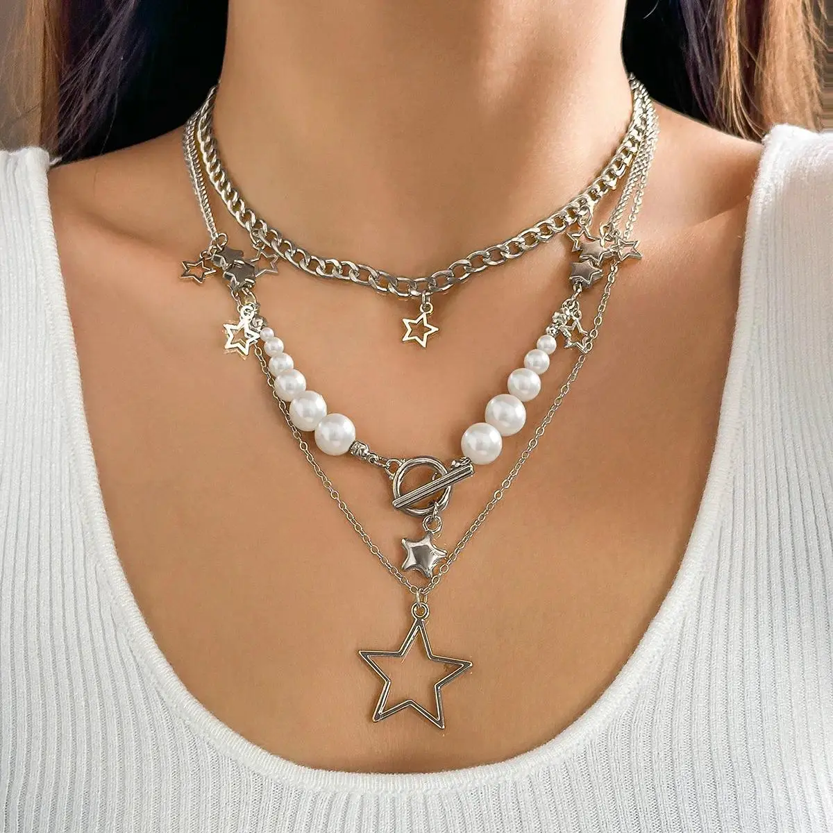 03 Necklace white k 4770