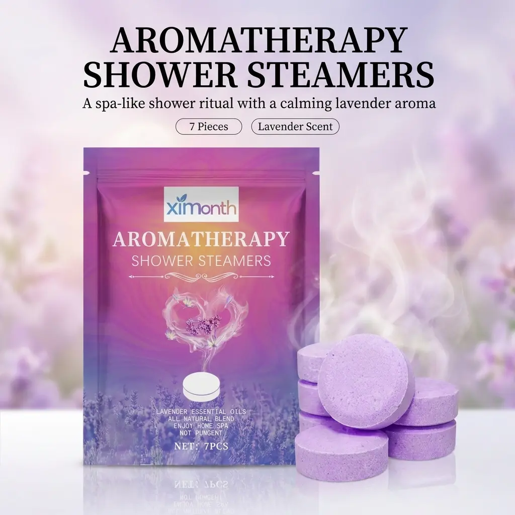 Citrus Aromatherapy Shower Steamers, Moisturizing Bath Tablets for Body Cleansing, Home Bathroom Spa, Shower Bombs, Bath Soak Tablets, Skin Care Shower Tabs, Fresh Scent, Daily Bath Care, Relaxing Shower, Self Care Gift Set for Women