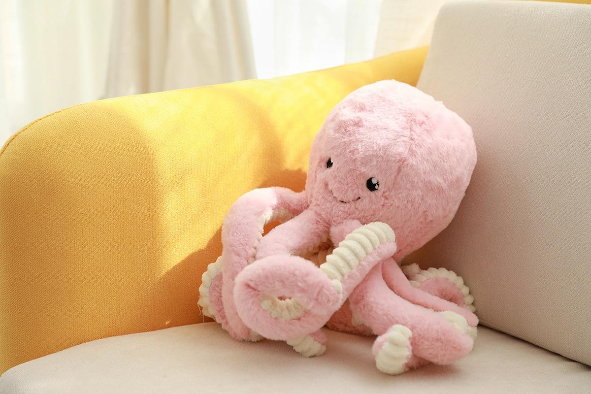 Octopus Plush Toy, Cartoon Rabbit Plush, Cuddly Cat & Hamster Stuffed Animals |   Cute Collectible Festival & Birthday Gifts, Sensory Huggable Toys