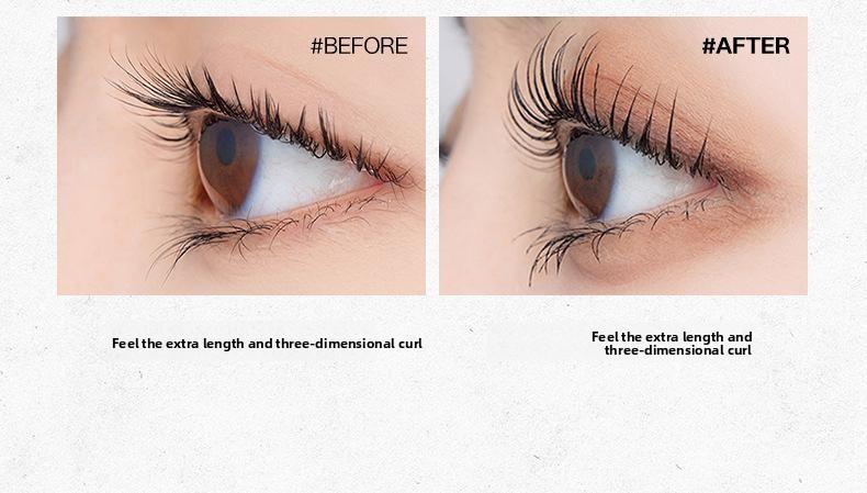 Tubing Mascara Primer – Lengthening & Curling, No Smudge, Natural Waterproof, Washes Off with Warm Water | Spiral Brush + Steel Tube