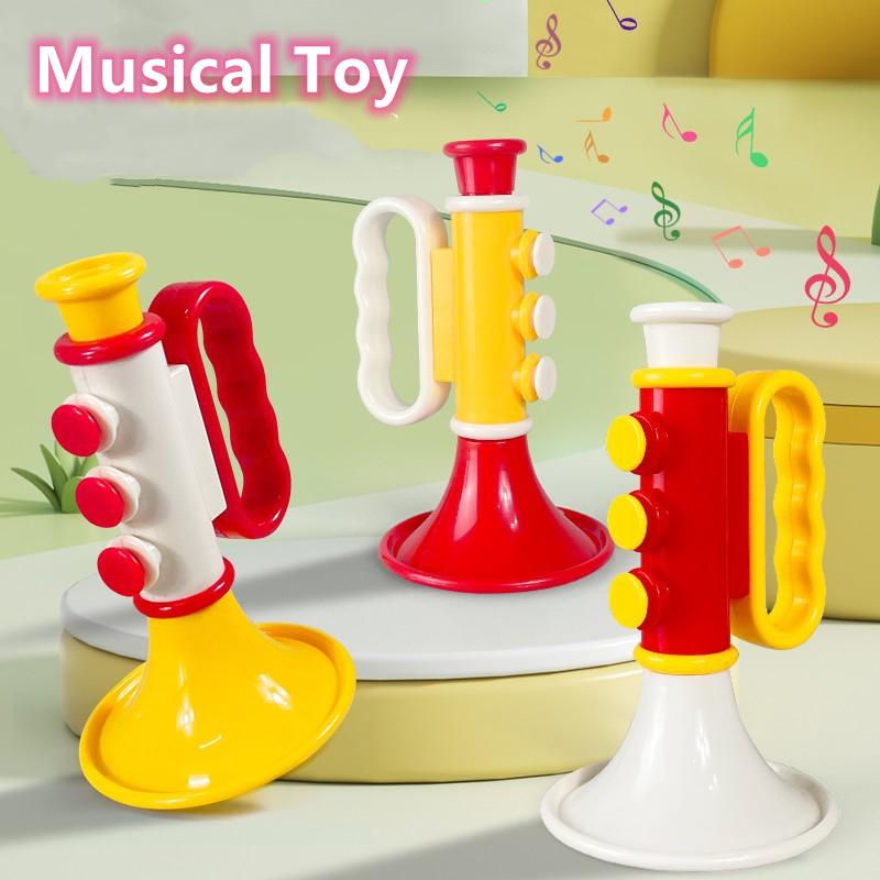 Trumpet TChildren Toy Colorful Musical Instruments Games for Kids Gifts Horn Toy