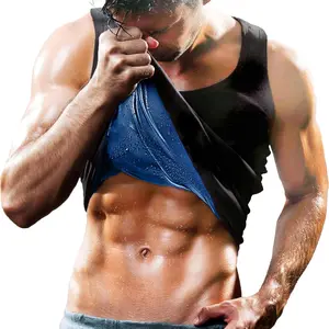 Sauna Vest for Men Waist Trainer, Sleeveless Mens Sweat Sauna Suit Shirt