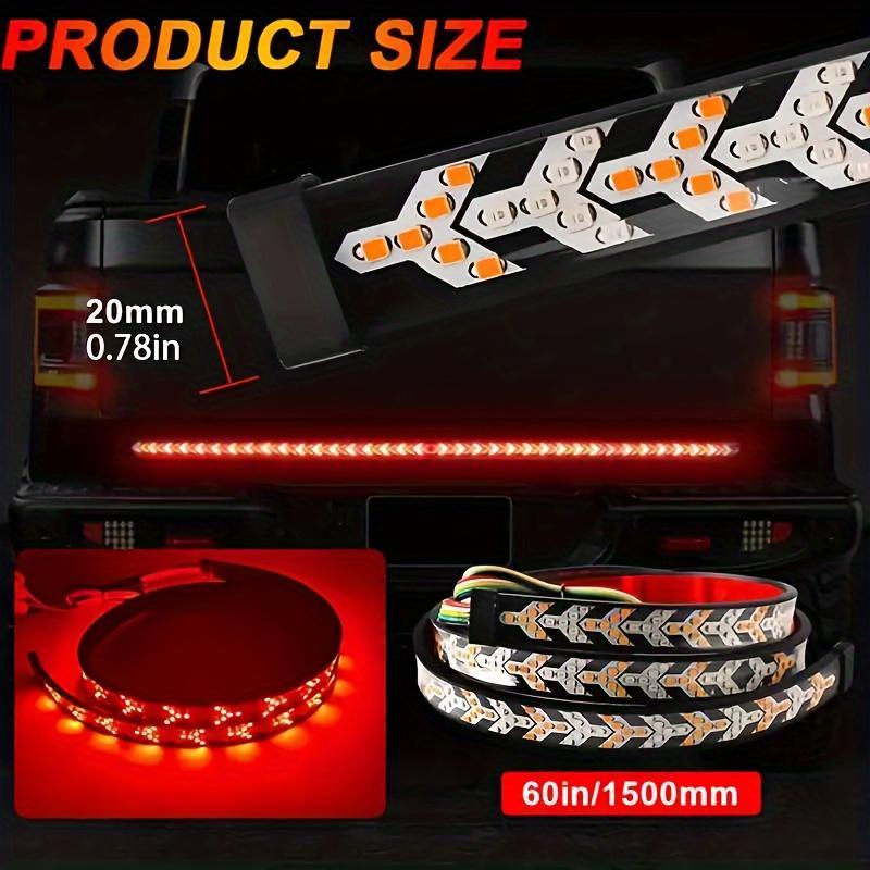 60 Inch LED Tailgate Light Bar, Sequential Arrow Turn Signal Strip ...