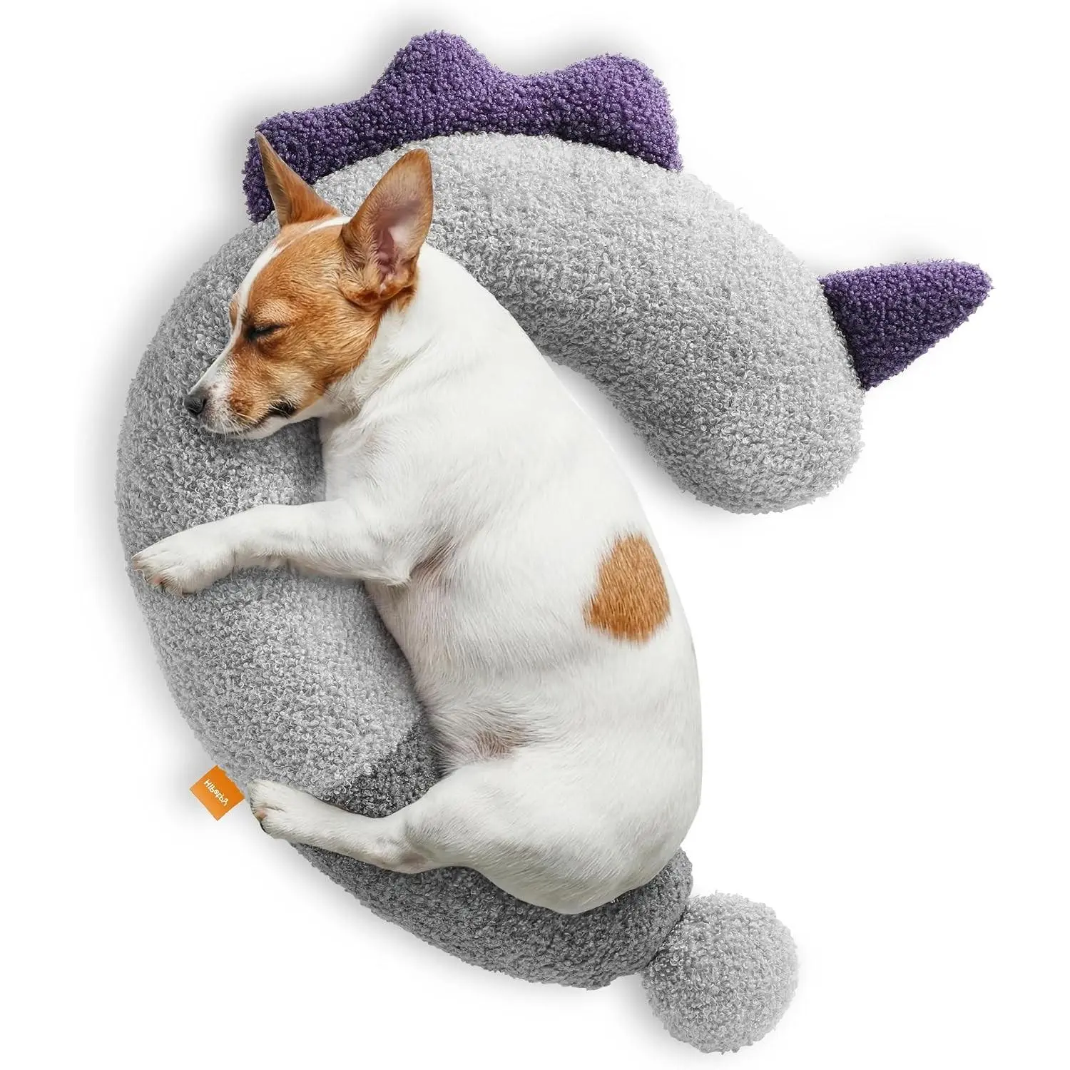 Dog Calming Pillow - Soft Neck Pillow for Dogs, Washable Sleep Pillow Reduces Anxiety & Stress, Orthopedic Neck Support for Small/Medium/Large Dogs and Cats, Gift for Pets