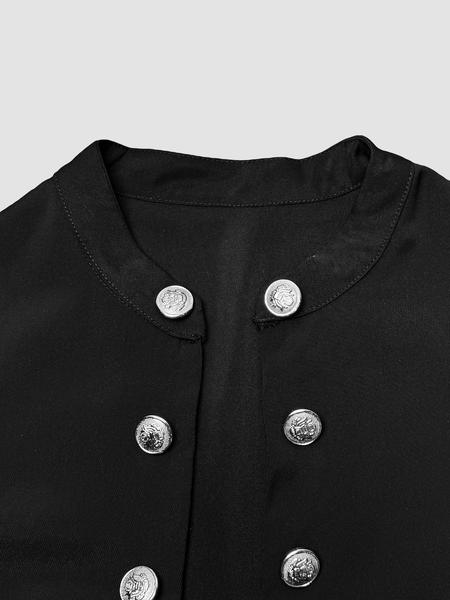 Women's Fashion Casual Double Button Blazer Jacket Coat, Stylish Outerwear for Ladies, Perfect for Daily Wear & Office Use