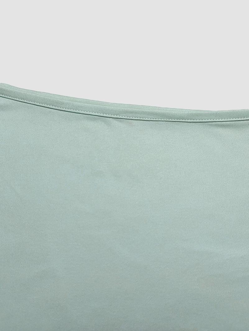 Women's Ombre One-Shoulder Dress, Asymmetrical Neck Sleeveless Ruched-Waist Side-Slit Knit Maxi Dress， Ideal for Casual Gatherings/Weekend Events/Street Outings