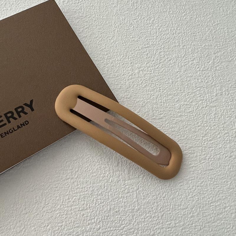 Matte Dusty Pink BB Hair Clip, Minimalist Snap Hairpin for Women Daily Wear Matte Dusty Pink BB Hair Clip, Minimalist Snap Hairpin for Women Daily Wear