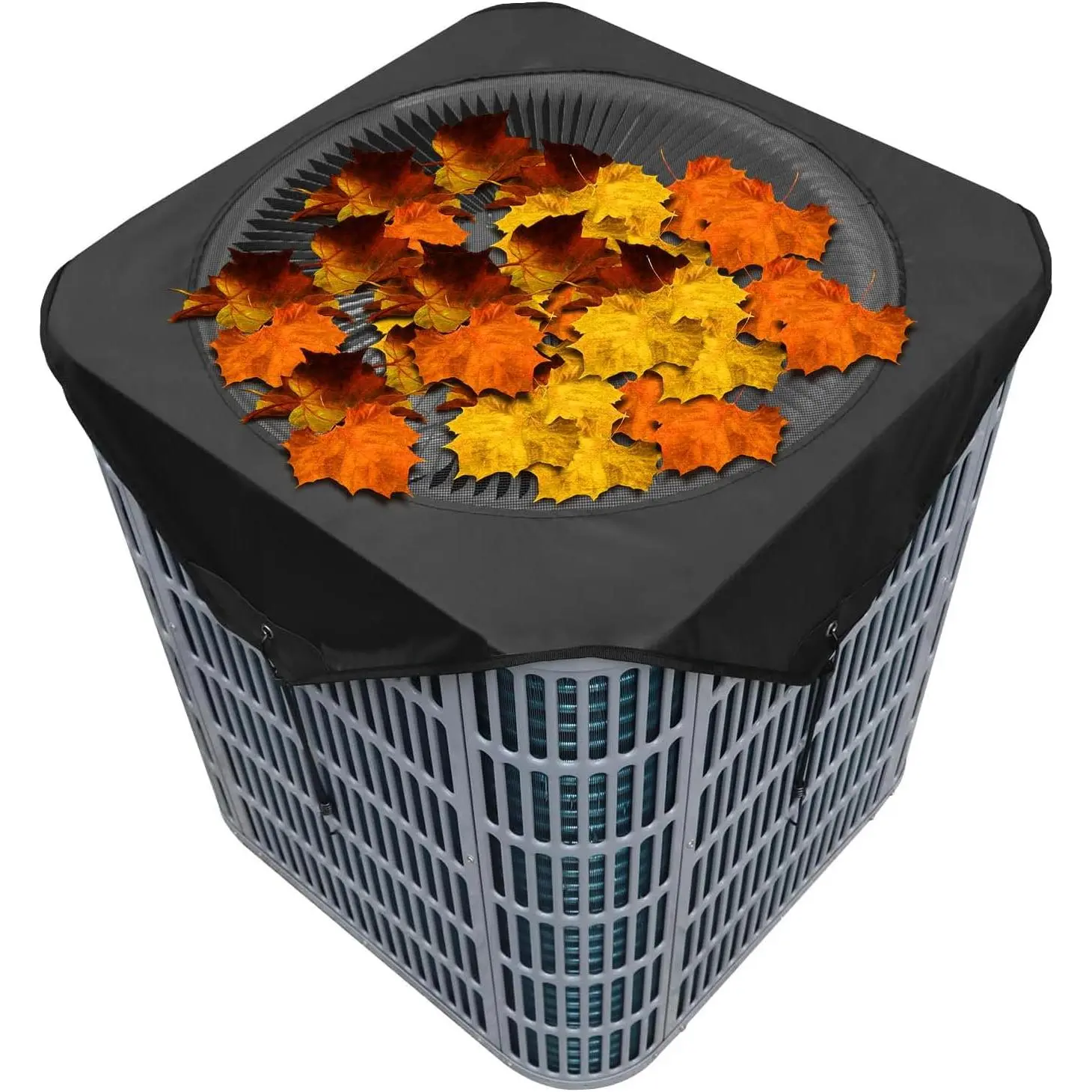 Mesh AC Covers for Outside Air Conditioner Covers Breathable AC Condenser Compressor Cover for Outside AC Unit Covers Outdoor Stops Pine  Debris & Leaves   - 28" x 28"