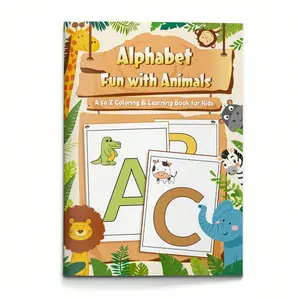 Alphabet Practice Workbook – Uppercase and Lowercase Tracing with Stroke Guides, Letter Sounds and Word Activities, Clear Writing Lines for Daily Practice, Builds Handwriting, Letter Recognition, Vocabulary and Early Reading Skills