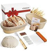 THE WELL KEPT 5 Inch Banneton Bread Proofing Basket Set of 6, Mini Sourdough Bread Baking Supplies, Small Banneton Basket Proofing Baskets for Sourdough Bread Baking THE WELL KEPT 5 Inch Banneton Bread Proofing Basket Set of 6, Mini Sourdough Bread Baking Supplies, Small Banneton Basket Proofing Baskets for Sourdough Bread Baking