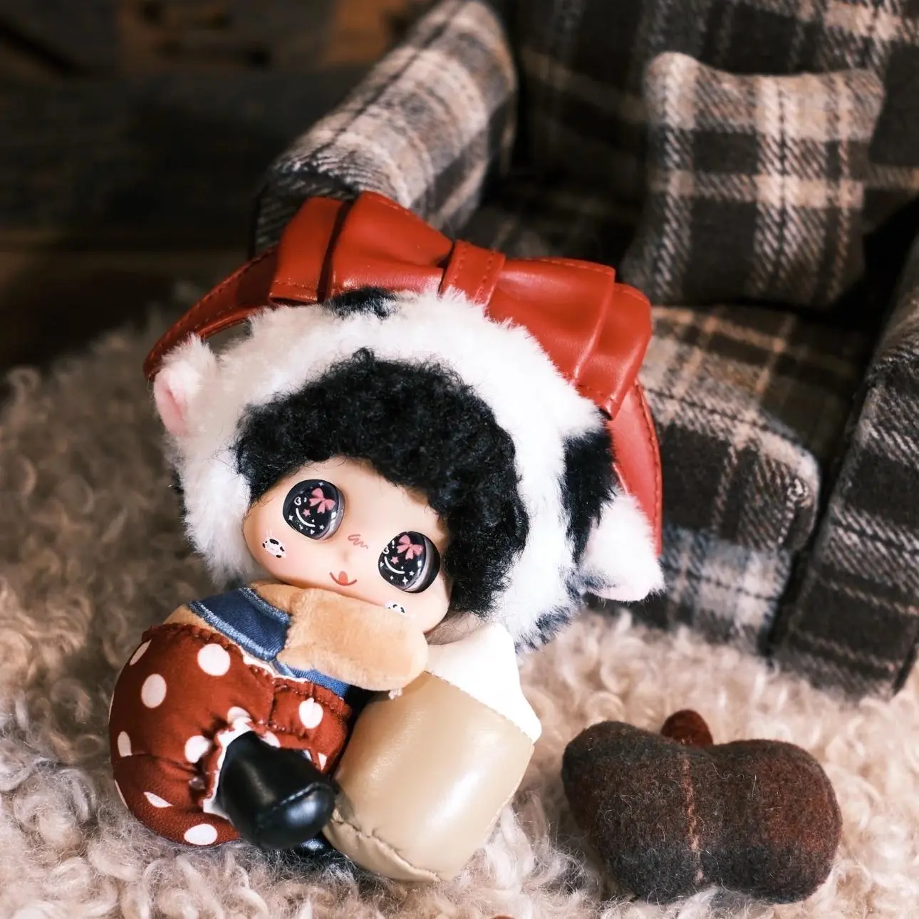 MICOCO&NONO Baby No Stay-Up Late Series Soft Plush Doll Blind Box, Cute Sleepy Style Collectible Plushie Mystery Toy Gift for Teens