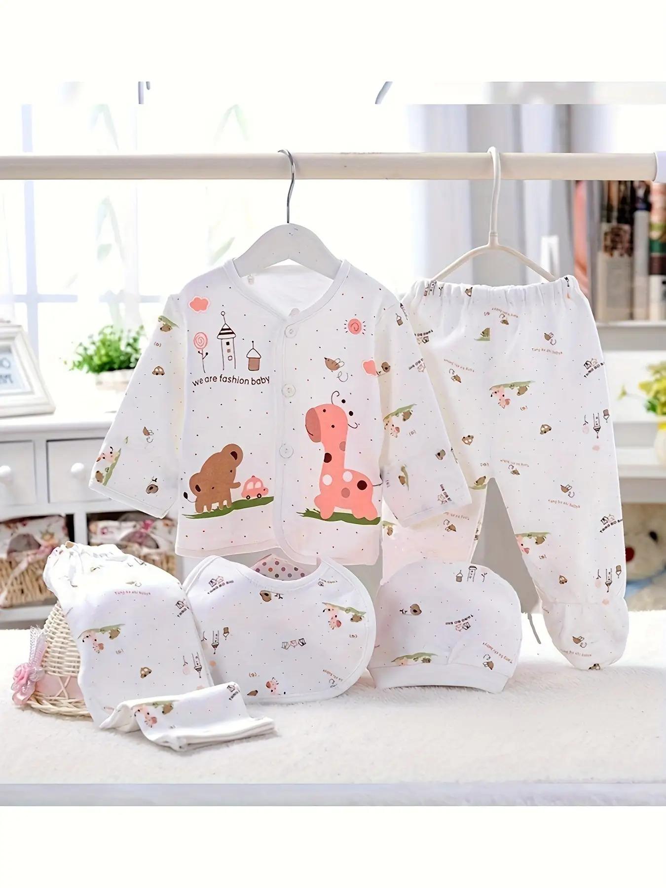 NewNewborn Baby 5pcs Outfit Pregnancy Gi