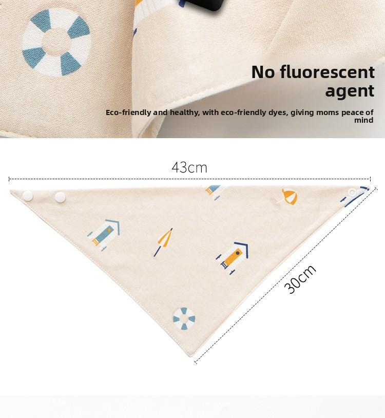 Absorbent Double Layer Baby Bibs, Easy Snap Closure for Infants & Toddlers